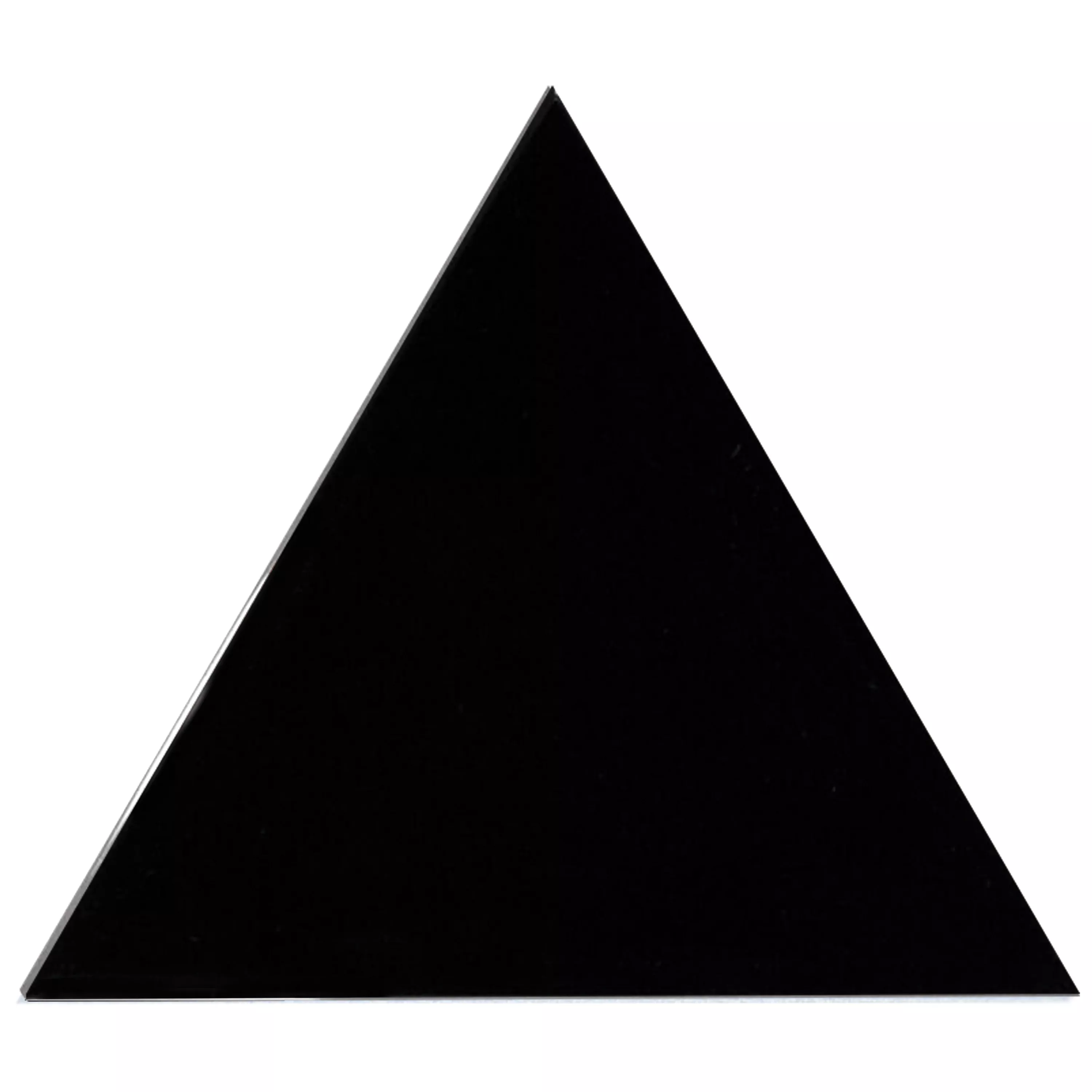 Muestra Revestimientos Britannia Triángulo 10,8x12,4cm Negro Mate