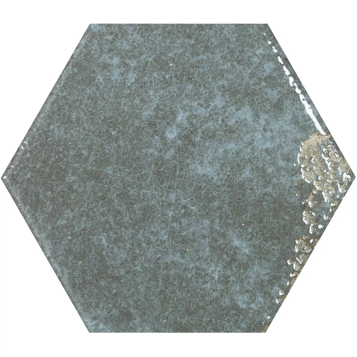 Revestimientos Lara Brillante Corrugado 13x15cm Hexagonales Gris Revestimientos Lara Brillante Corrugado 13x15cm Hexagonales Gris
