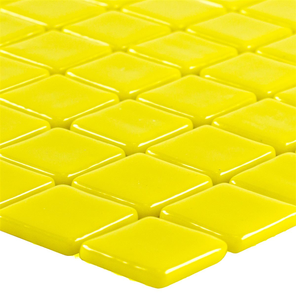 Cristal Pool Piscina Mosaico Pixley Amarillo