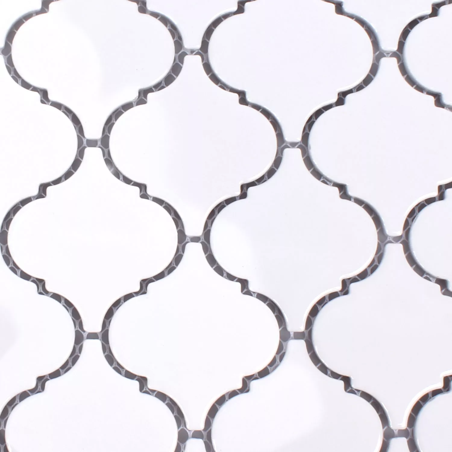 Azulejos De Mosaico Cerámica Florentiner Blanco Brillante