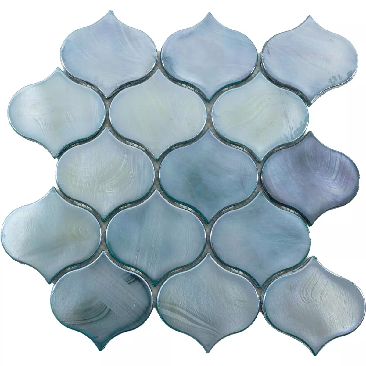Mosaico de Cristal Azulejos Andalucia Arabesque Lago Verde