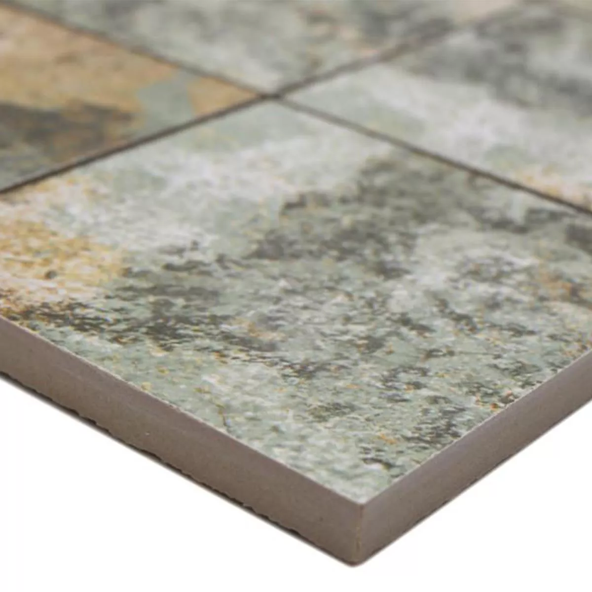 Mosaico Cerámico Azulejos Moonlight Marrón Verde 95x95mm