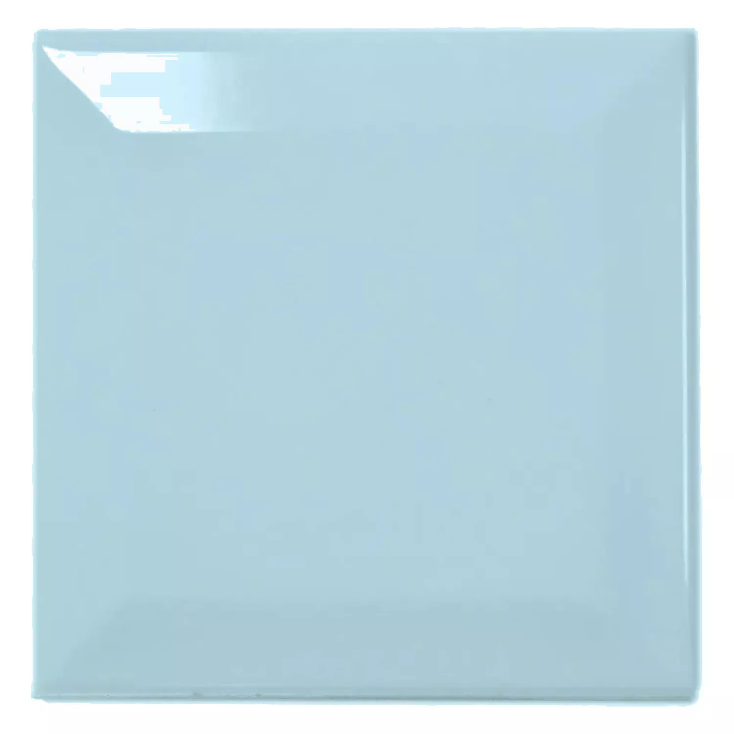 Azulejo de metro Azul Brillante 10x10 cm Faceta Catarina Piscina