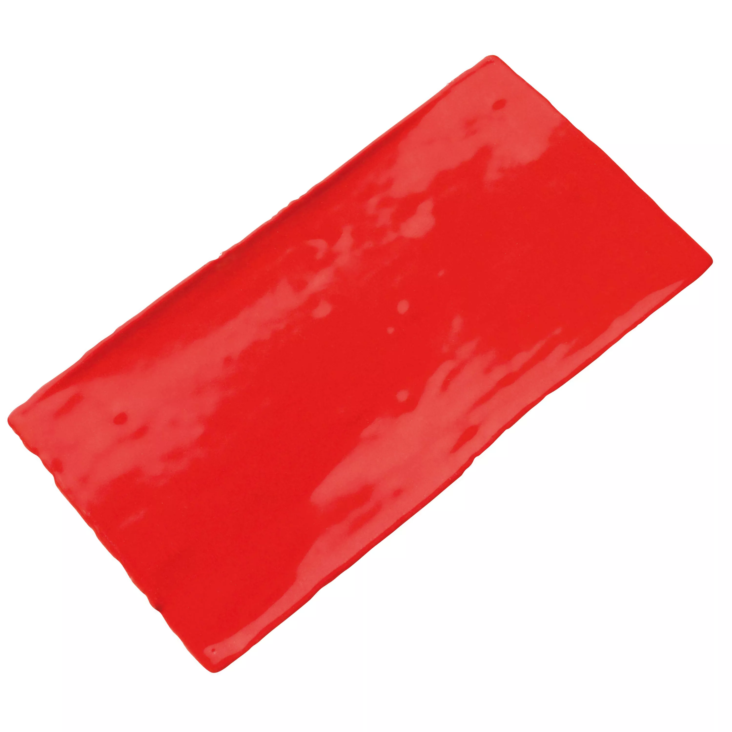 Revestimiento Algier Hecho A Mano 7,5x15cm Rojo
