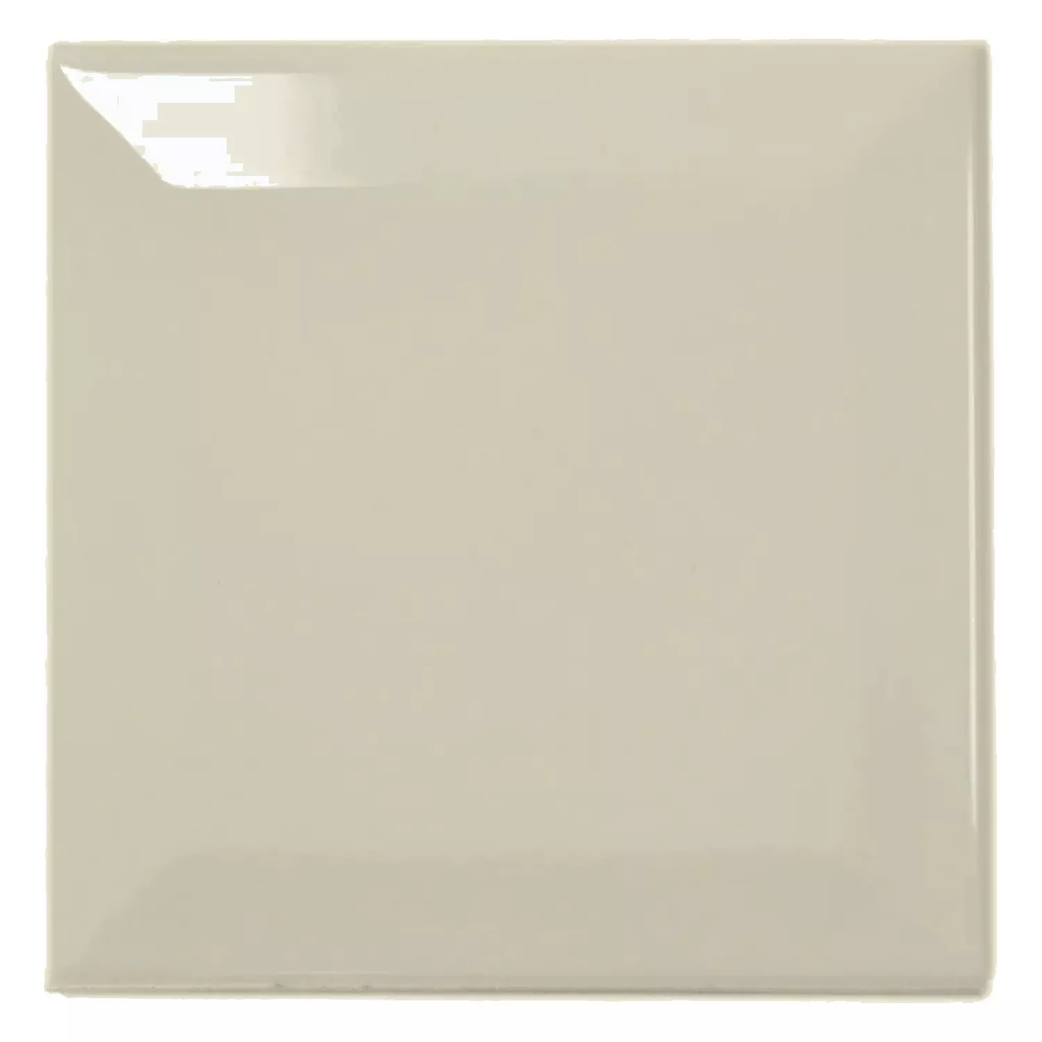 Azulejo de metro Gris Brillante 10x10 cm Faceta Catarina Light Grey