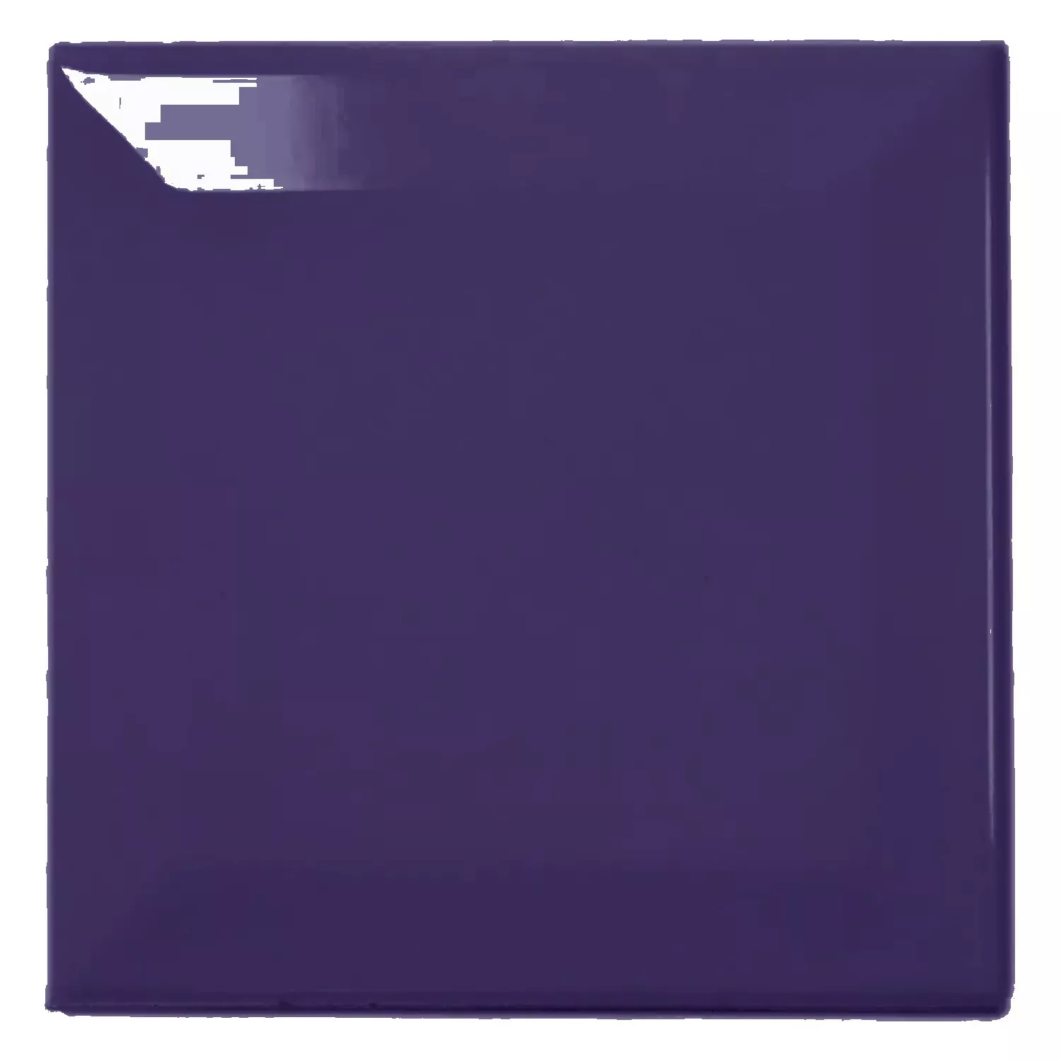 Azulejo de metro Azul Brillante 10x10 cm Faceta Catarina Cobalto