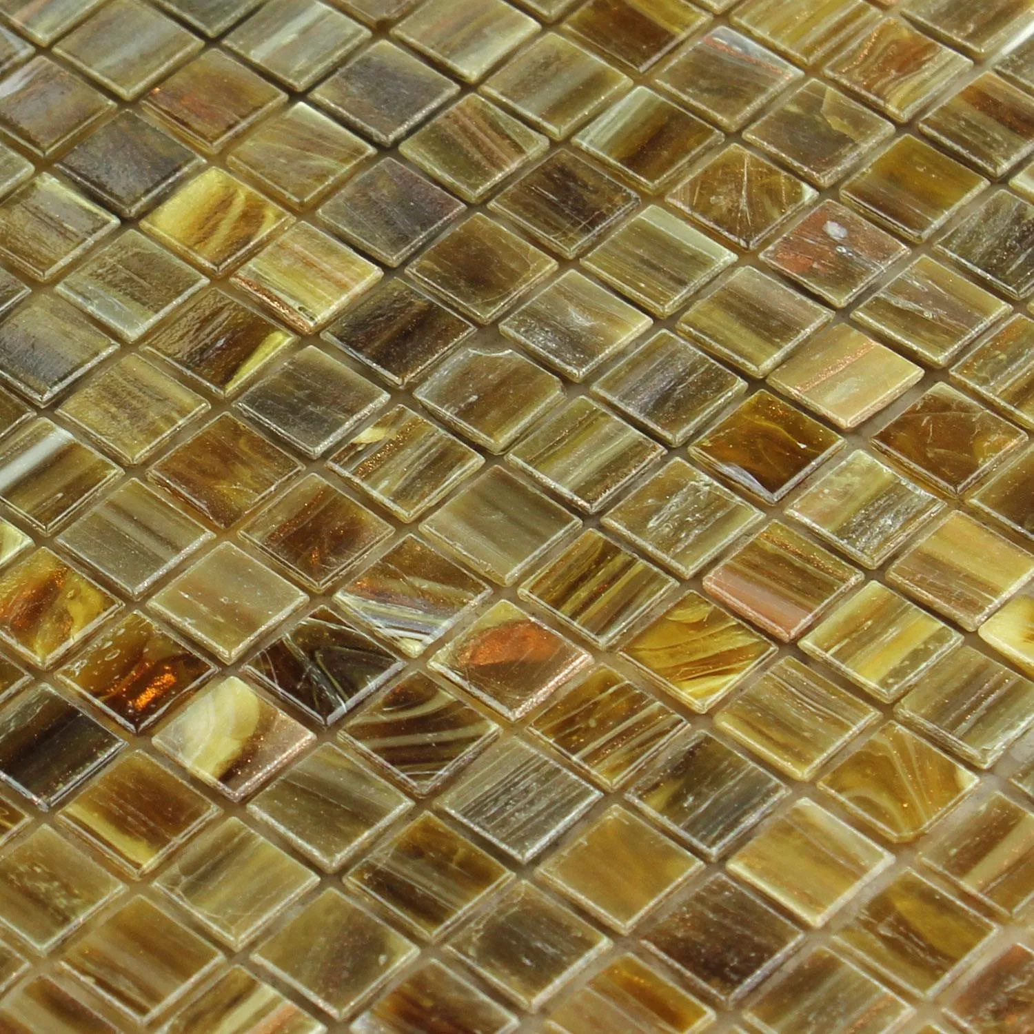 Azulejos De Mosaico Trend-Vi Cristal Brillante 282 20x20x4mm