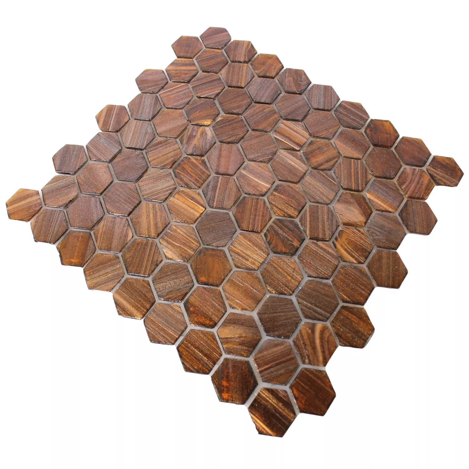 Azulejos De Mosaico Trend-Vi Cristal Hexagonales 270