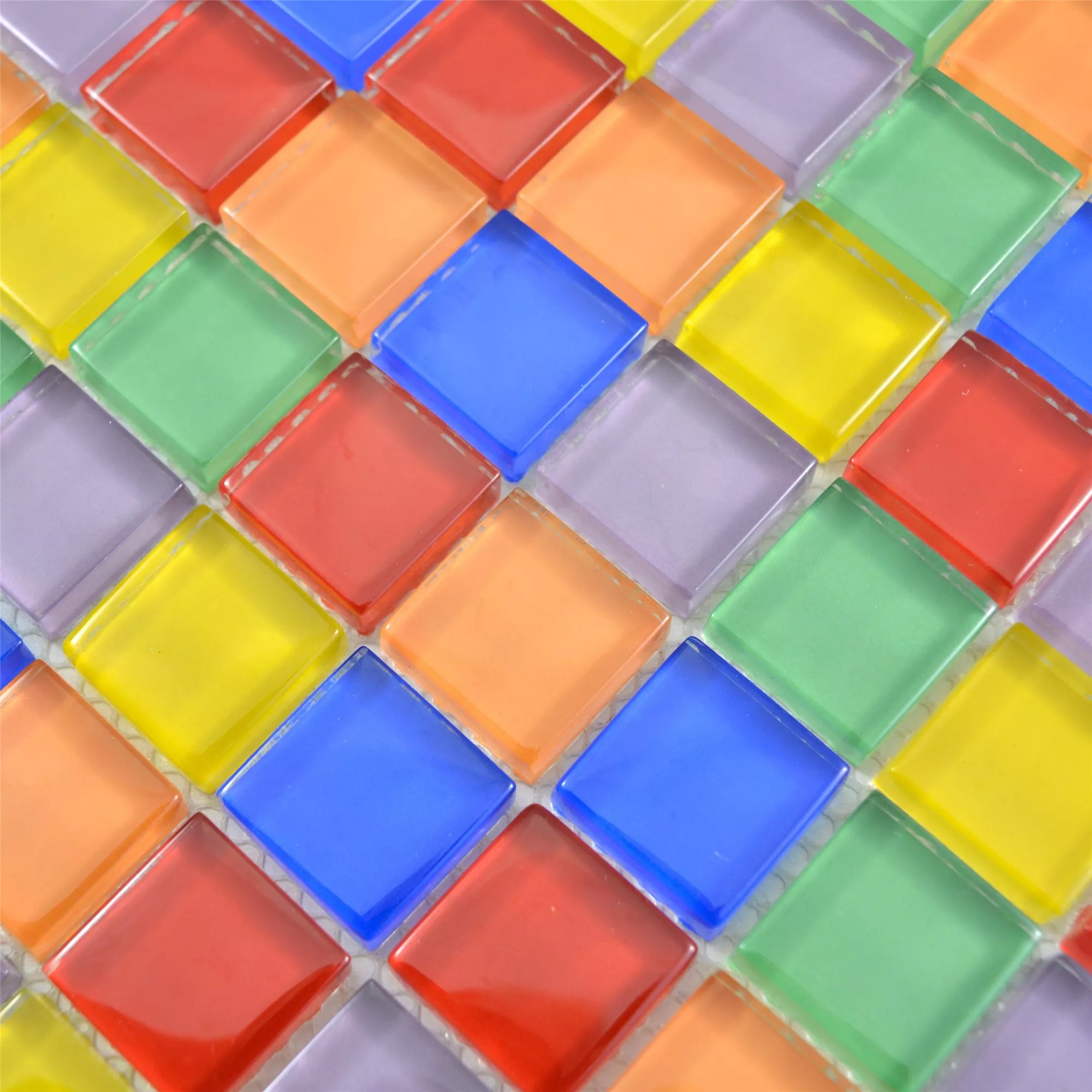 Mosaico De Cristal Azulejos Ararat Colorido Mezcla
