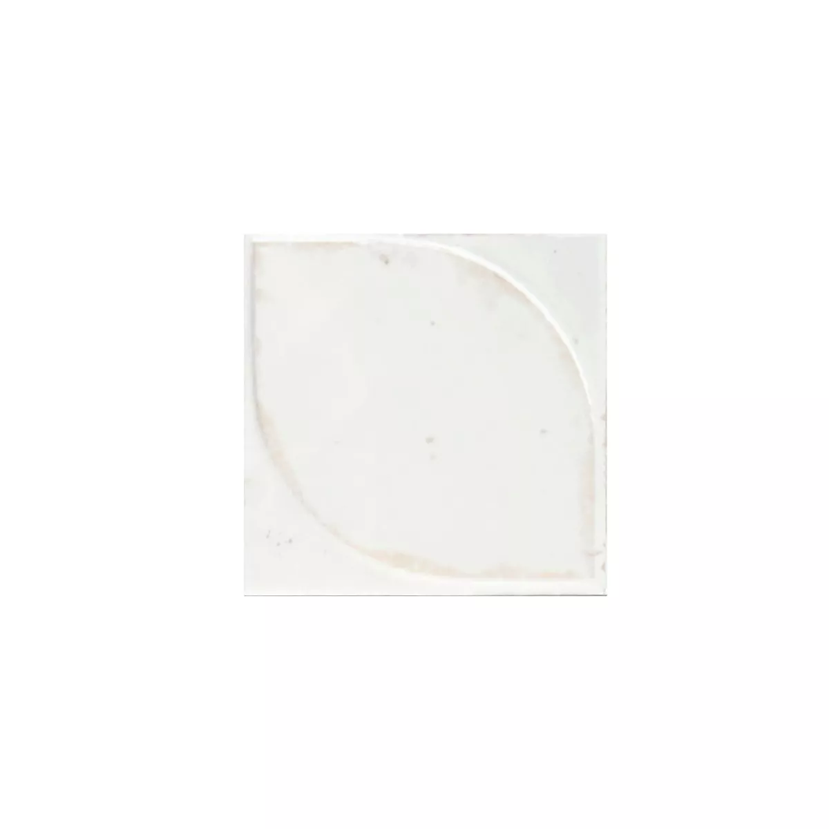 Maryland Blanco Brillante 3D Estructurado 10x10 cm