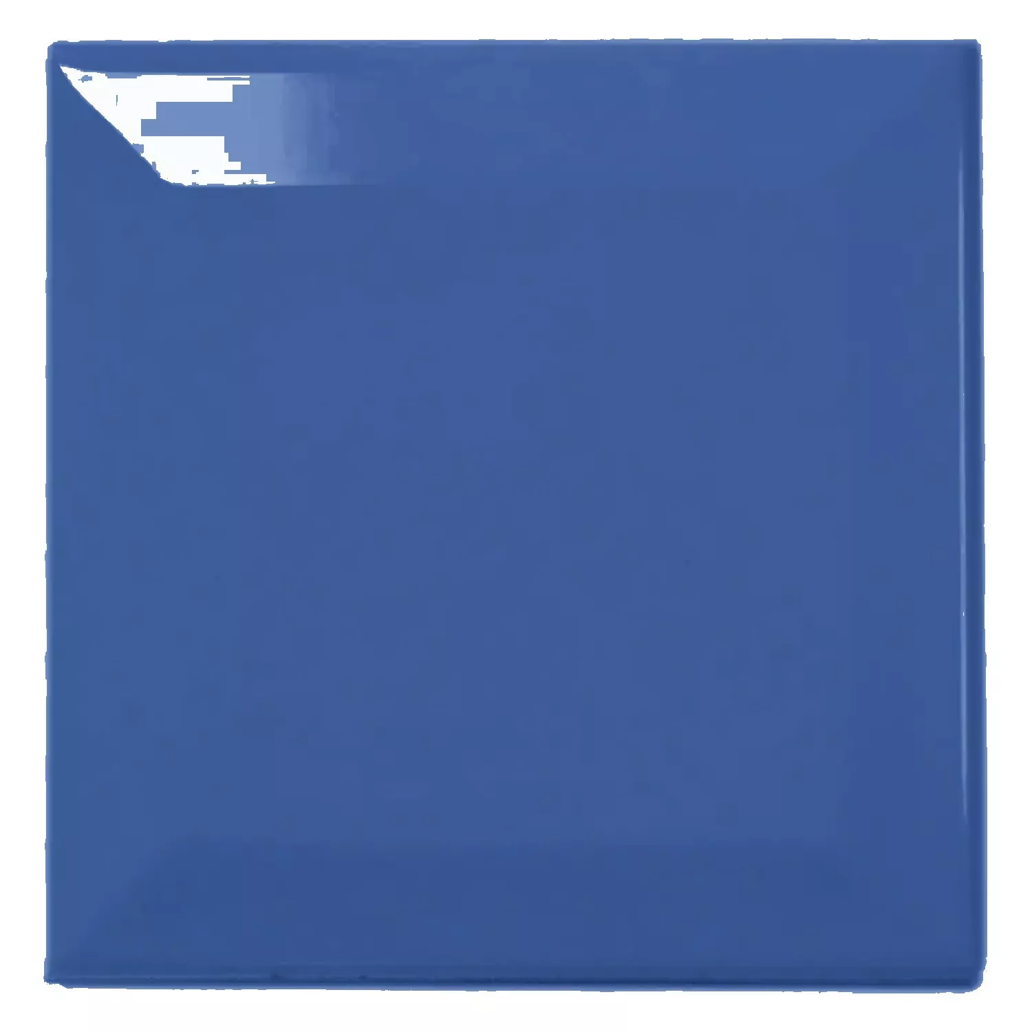 Azulejo de metro Azul Brillante 10x10 cm Faceta Catarina Mar