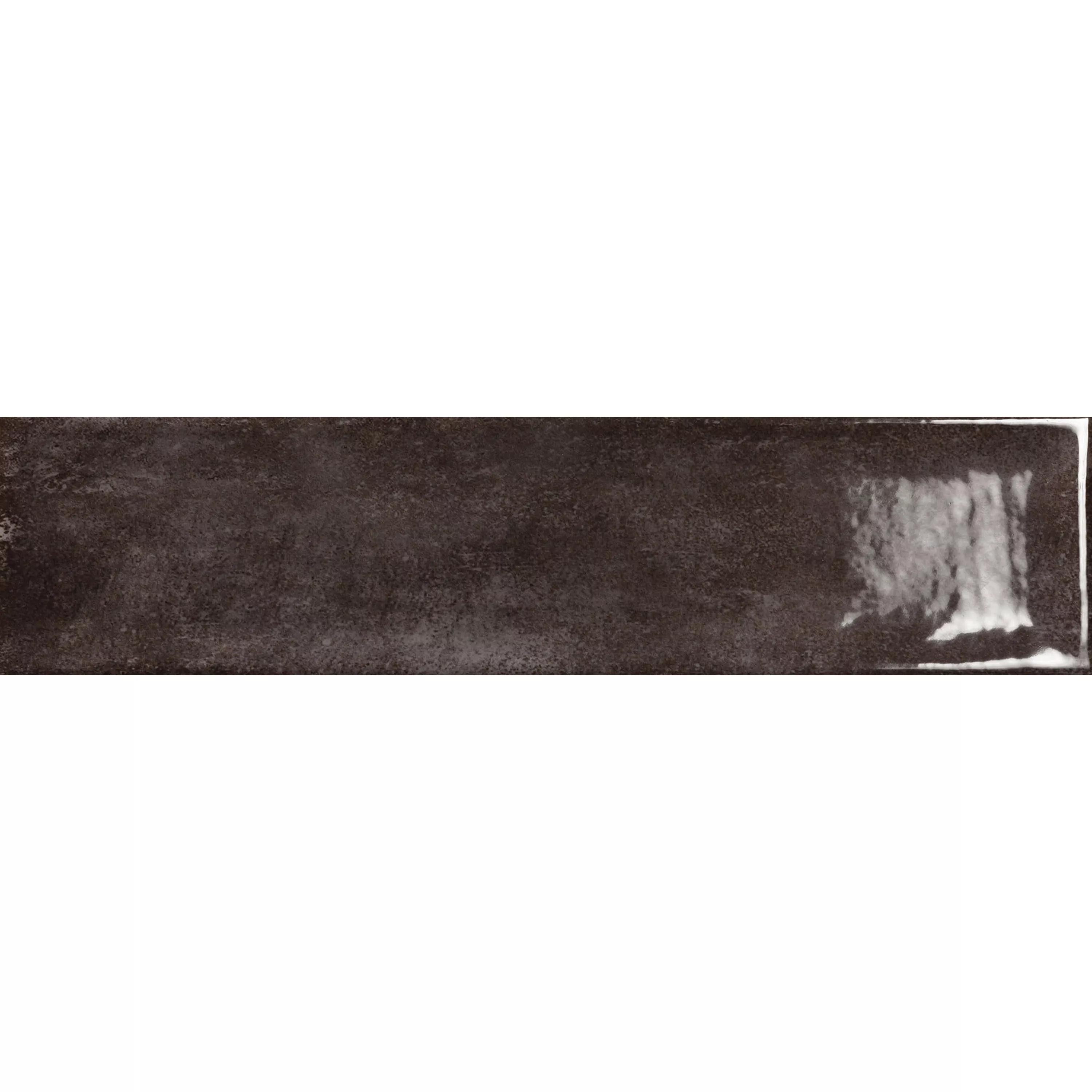 Revestimientos Pascal Brillante Dentro Faceta Negro 7,5x30cm