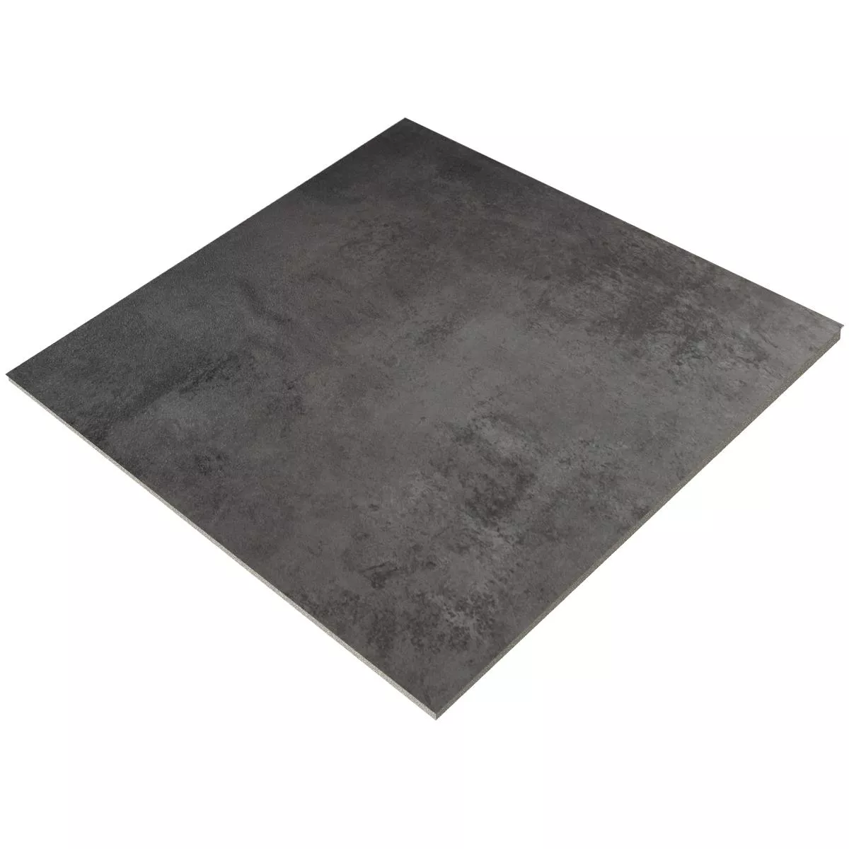 Pavimento Oyama Aspecto Metálico 60x60cm Gris Oscuro
