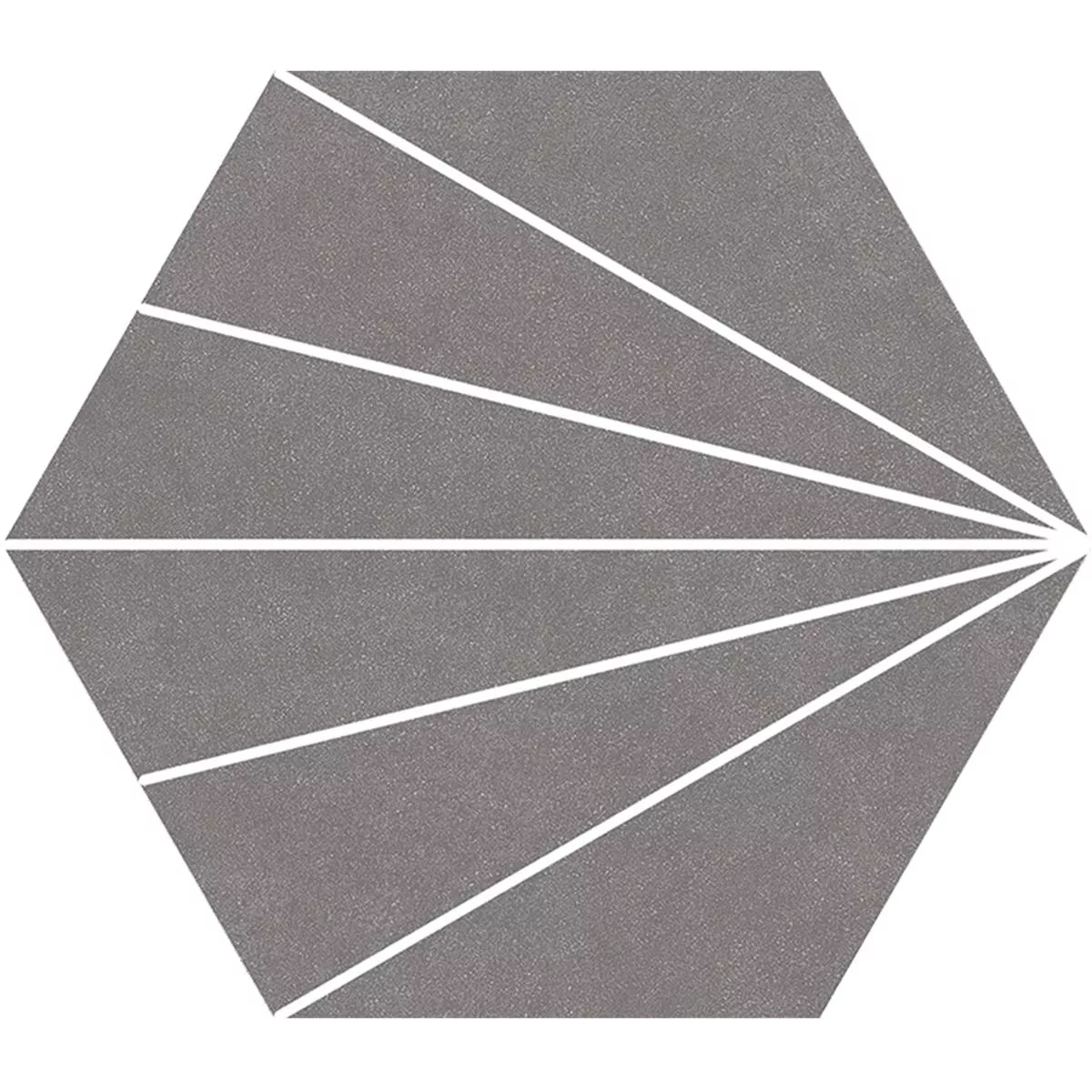 Azulejos De Gres Azulejos Millennium Hexagonales 3D Óptica Gris 22,5 x 25,9cm Azulejos De Gres Azulejos Millennium Hexagonales 3D Óptica Gris 22,5 x 25,9cm