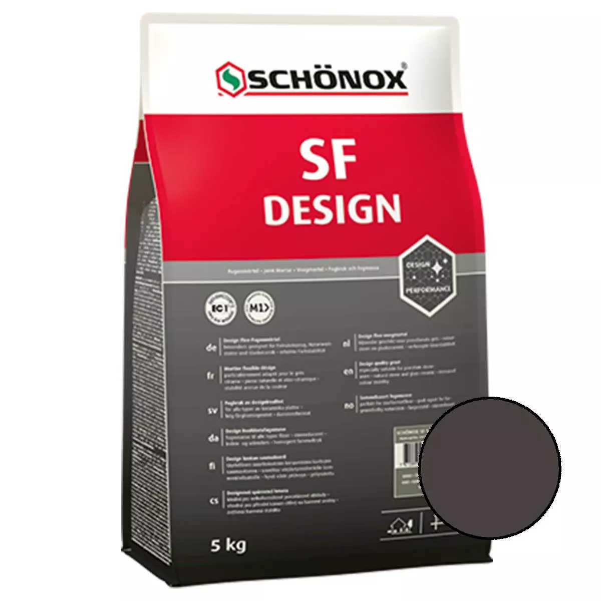 Lechada Schönox SF Design Antracita 5 kg