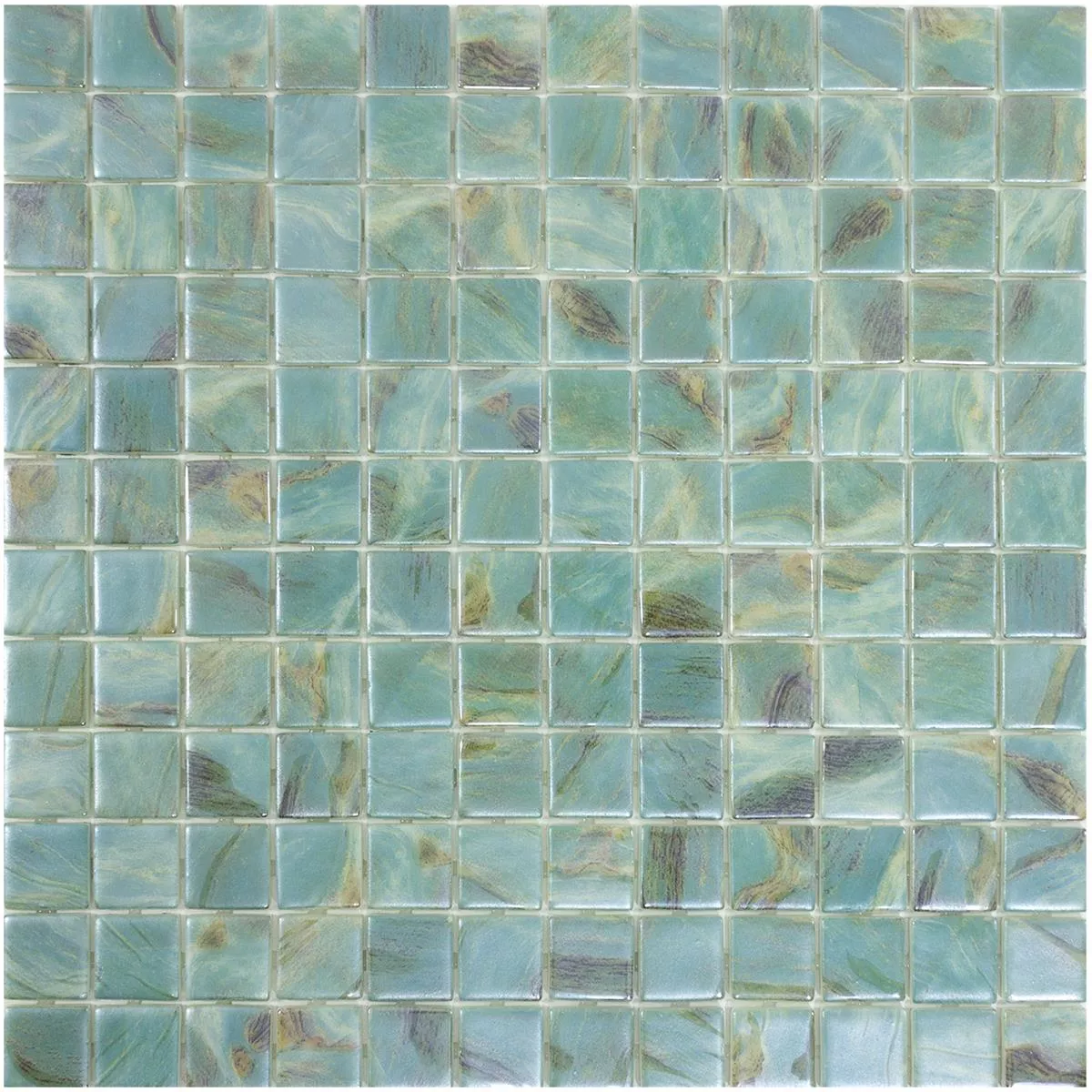 Cristal Piscina Mosaico Alassio Turquesa 25