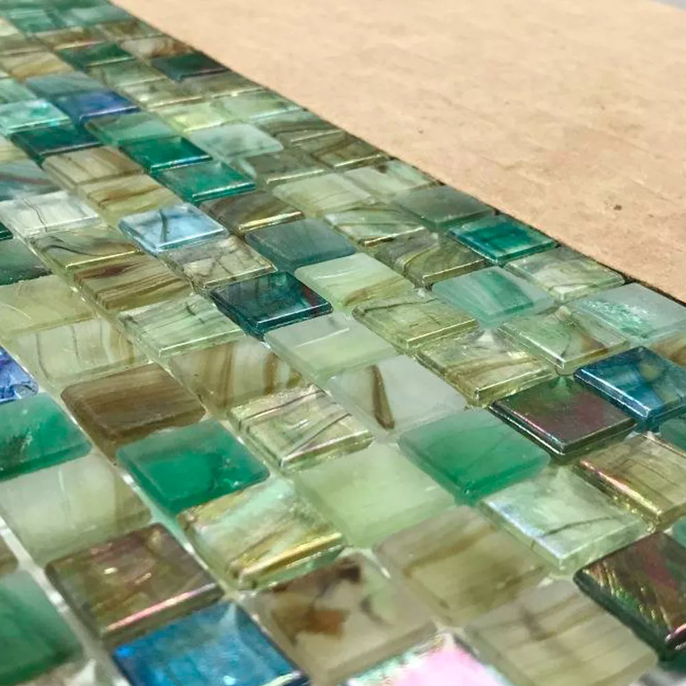 Cristal Piscina Azulejos De Mosaico Pergamon Verde