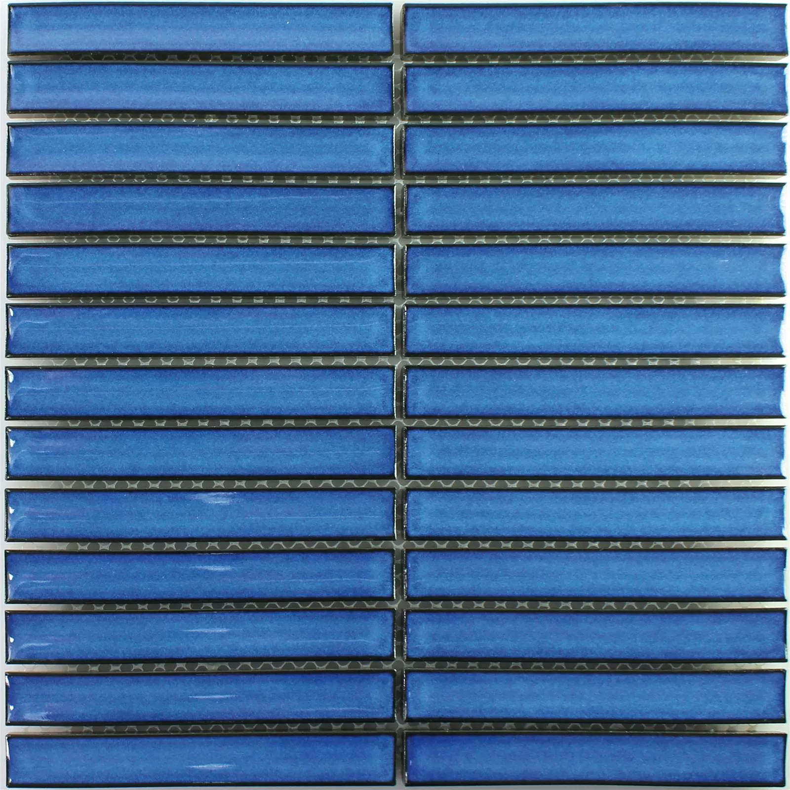 Mosaico Cerámico Azulejos Palillos Ontario Azul