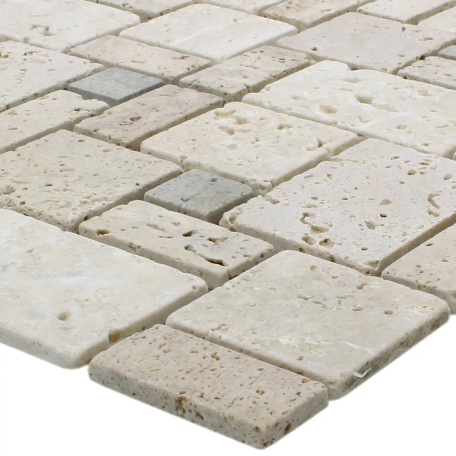 Azulejos De Mosaico Airbrush Travertino Beige Azulejos De Mosaico Airbrush Travertino Beige