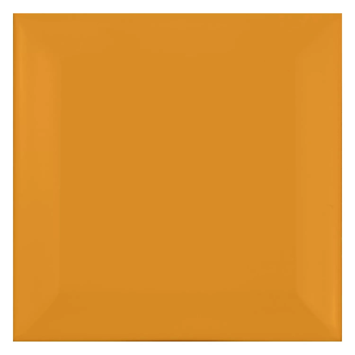 Azulejo de metro Amarillo Mate 10x10 cm Faceta Catarina Ocre
