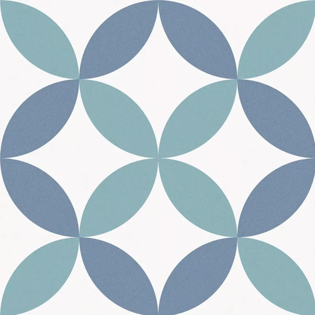 Pavimentos Aspecto De Cemento Atlantica DaVinci Azul Blanco