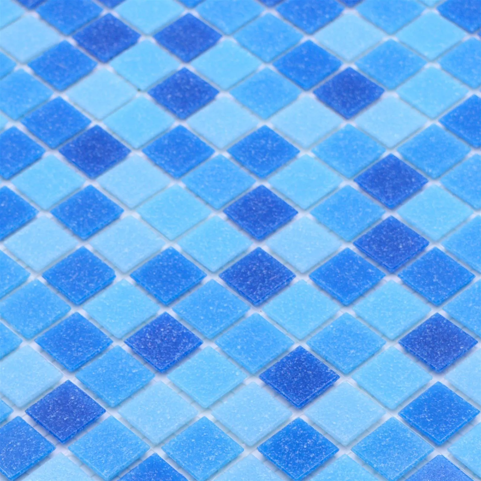 Muestra Piscina Mosaico North Sea Azul Mix
