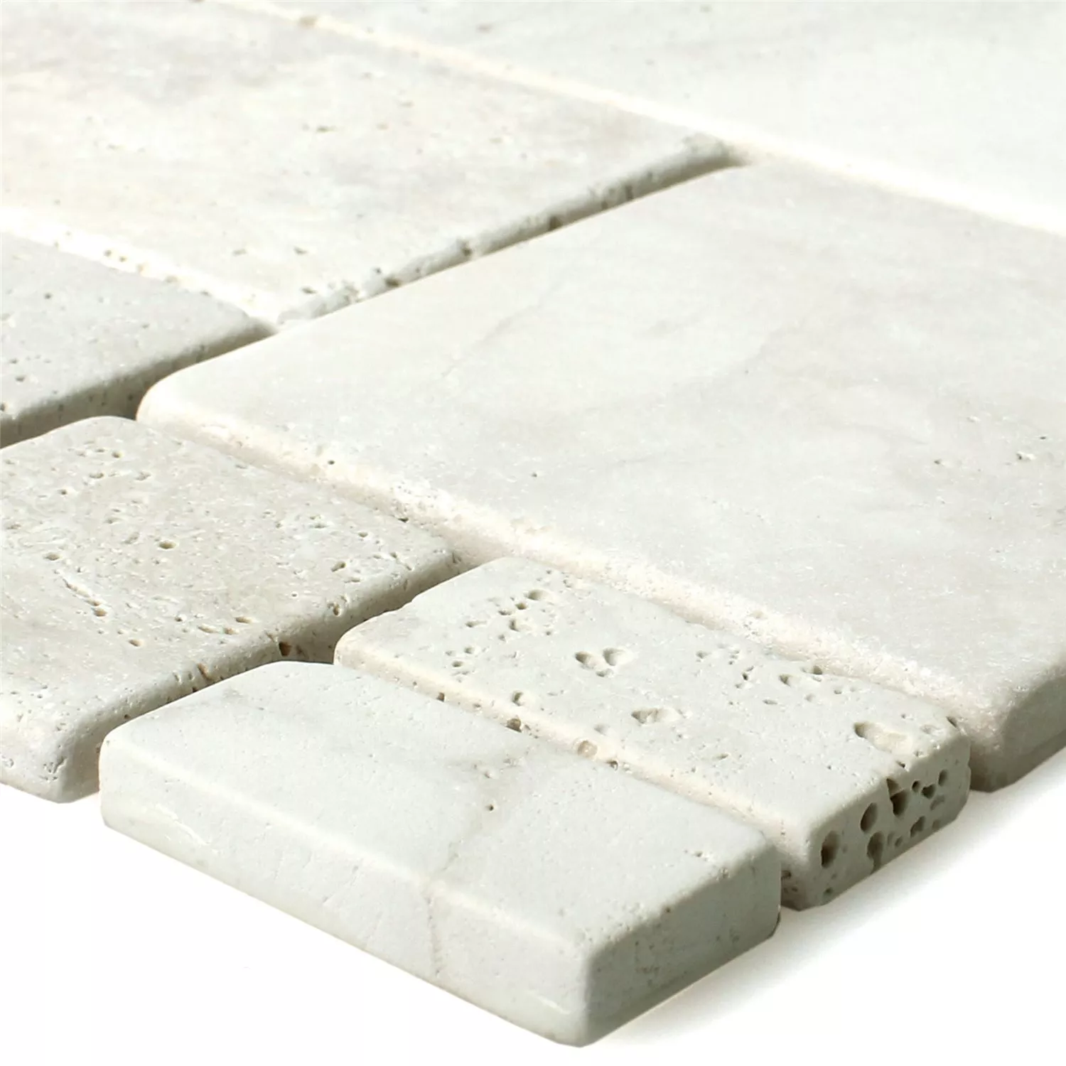 Mosaico De Piedra Natural Kavala Composite Romana Ivory Mosaico De Piedra Natural Kavala Composite Romana Ivory